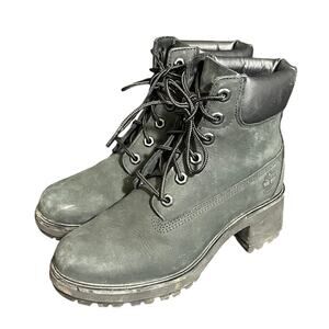 Timberland Womens‎ Kinsley 6'' A25C4 Black Waterproof Hiking Boot Size 7